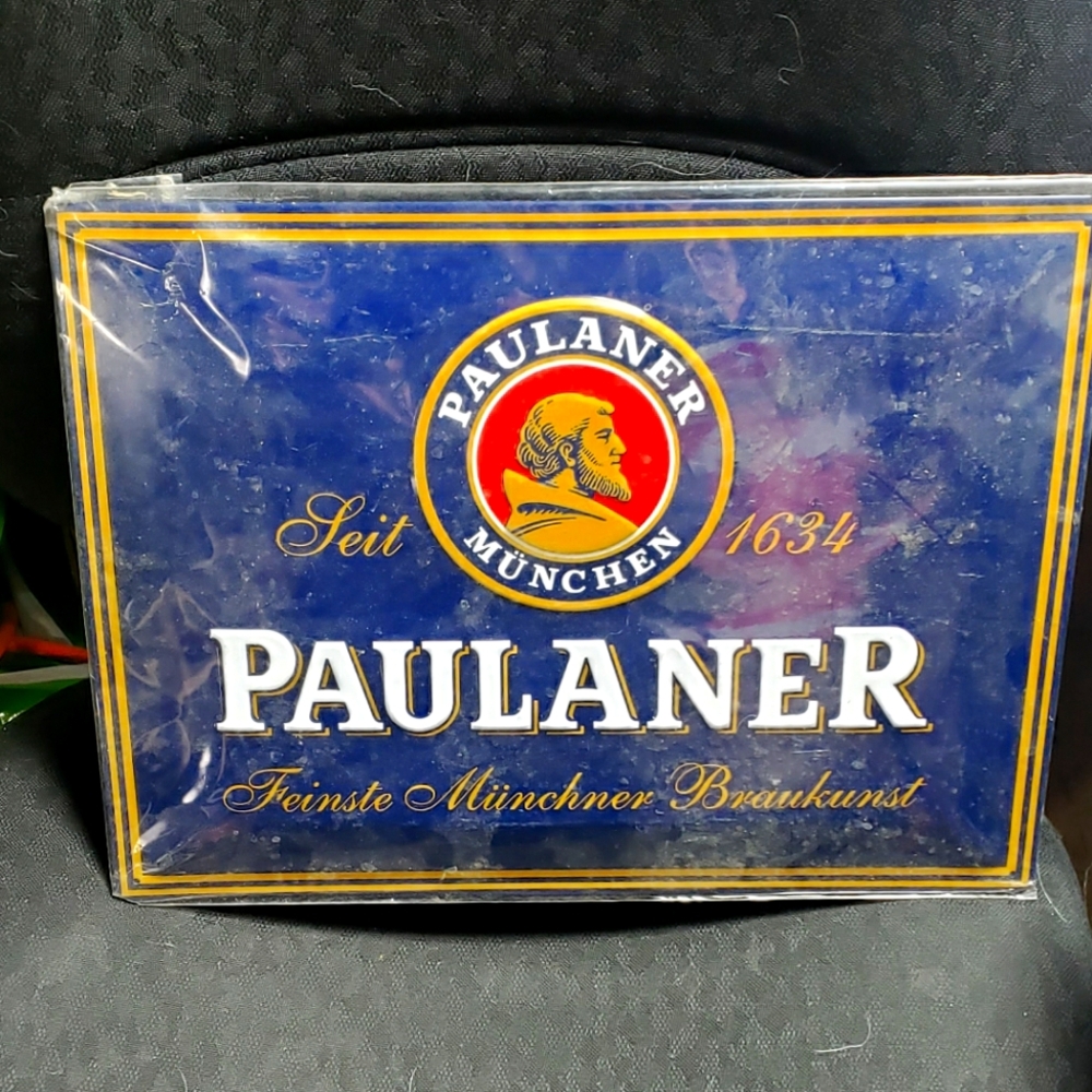 Vintage Paulaner Brewery Sign